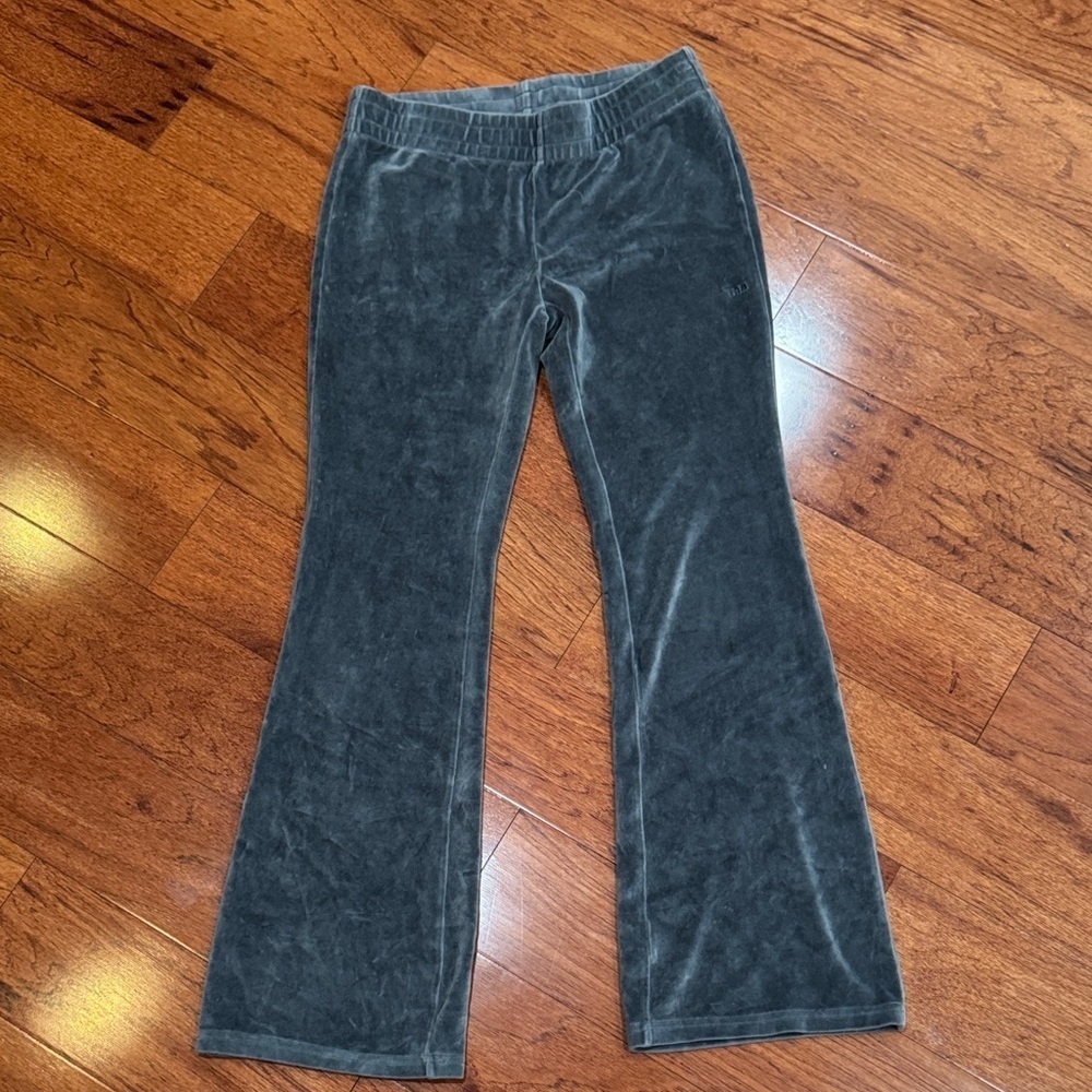 Aritzia TNA Sommer Velour Pant S Echo Gray